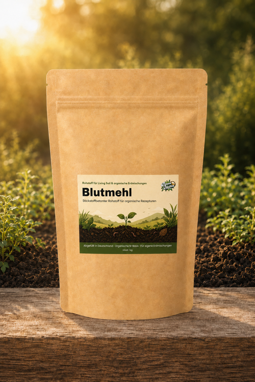 Blutmehl für Living Soil - tierischer Stickstoff-Rohstoff