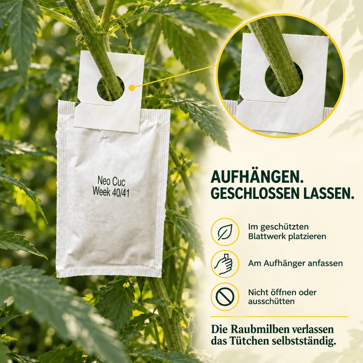 Cucumeris Raubmilben gegen Thripse - CannaSelection®