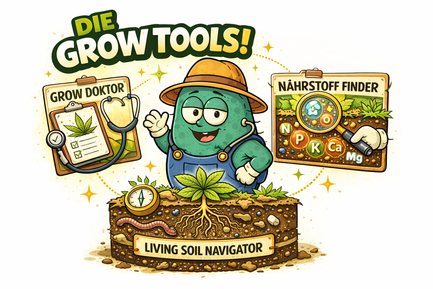 Cannabis Grow Tools for Living Soil