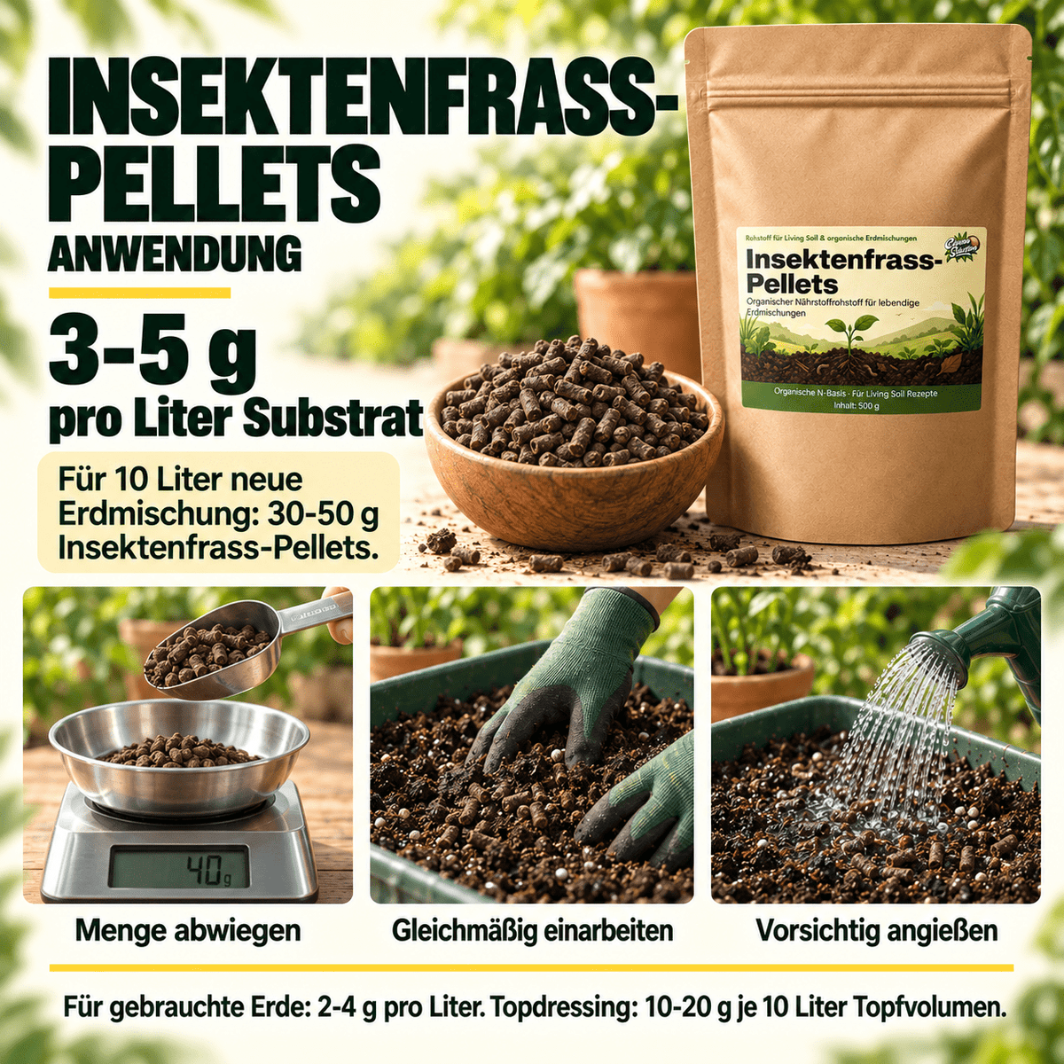 Insektenfrass-Pellets - CannaSelection®