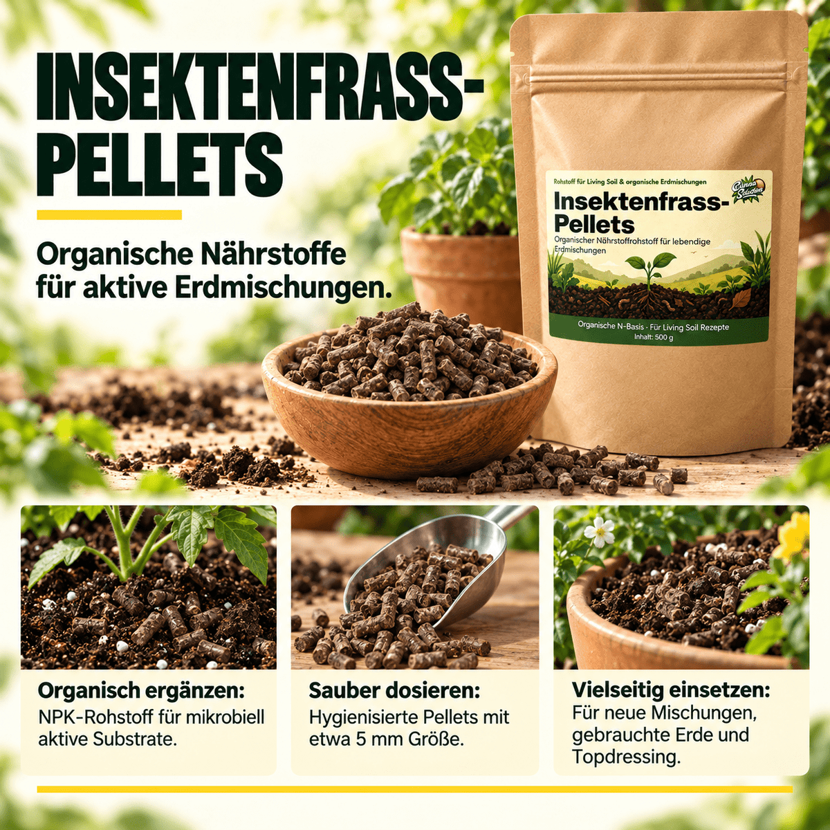 Insektenfrass-Pellets - CannaSelection®