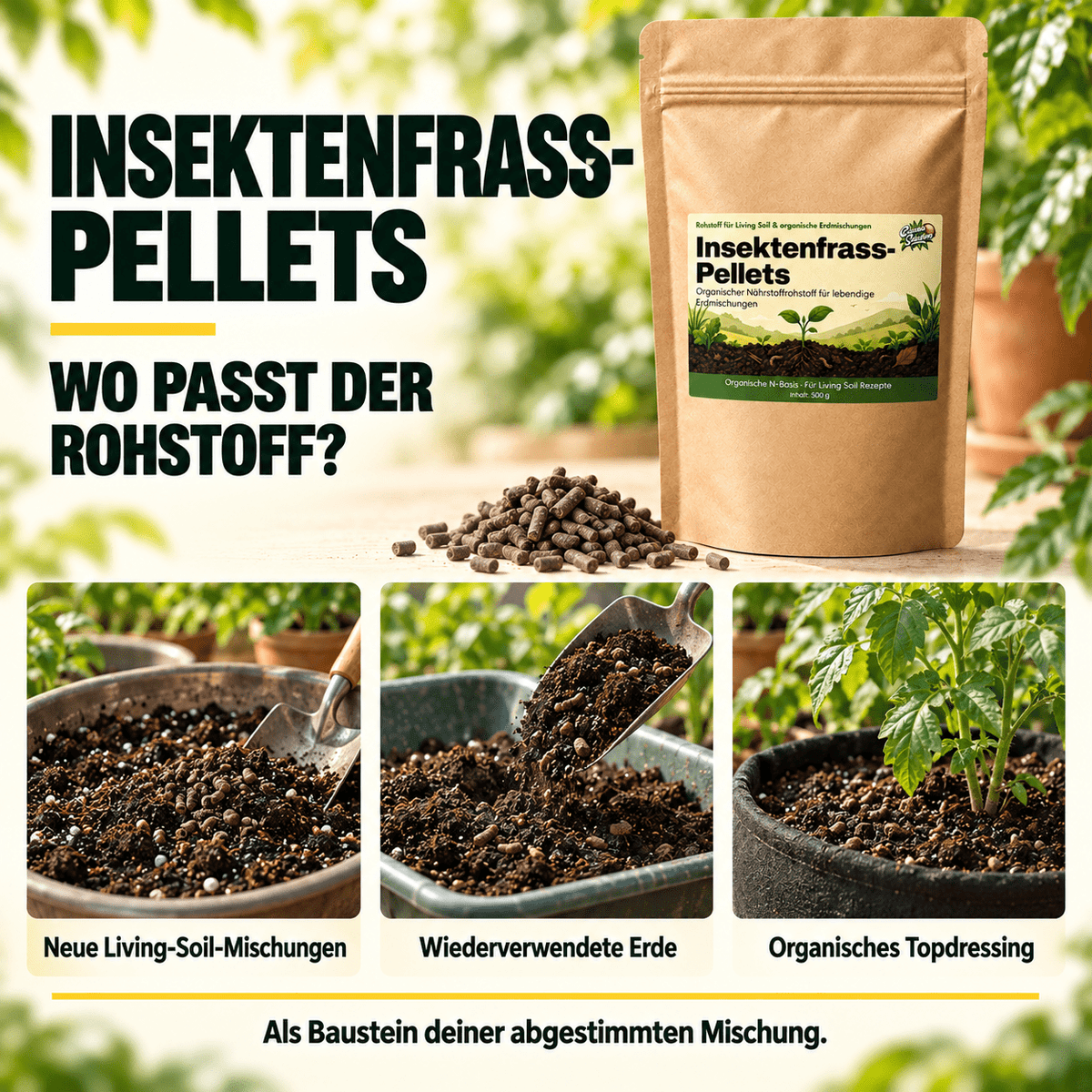 Insektenfrass-Pellets - CannaSelection®