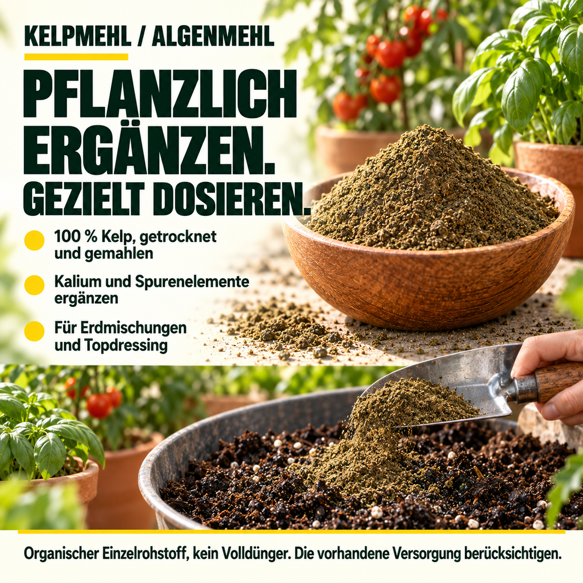 Kelpmehl / Algenmehl – 100 % Kelp - CannaSelection®