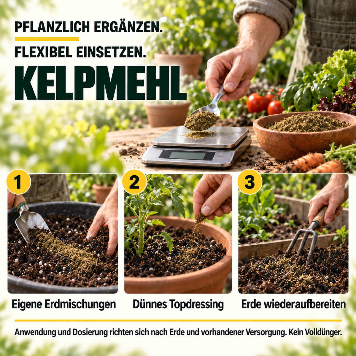 Kelpmehl / Algenmehl – 100 % Kelp - CannaSelection®