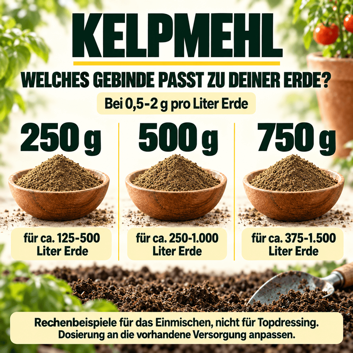 Kelpmehl / Algenmehl – 100 % Kelp - CannaSelection®
