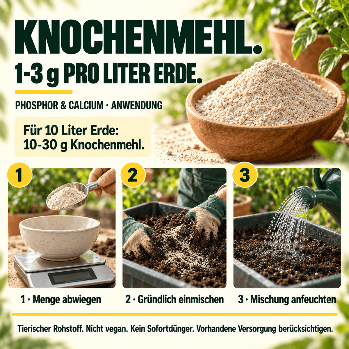 Knochenmehl - CannaSelection®