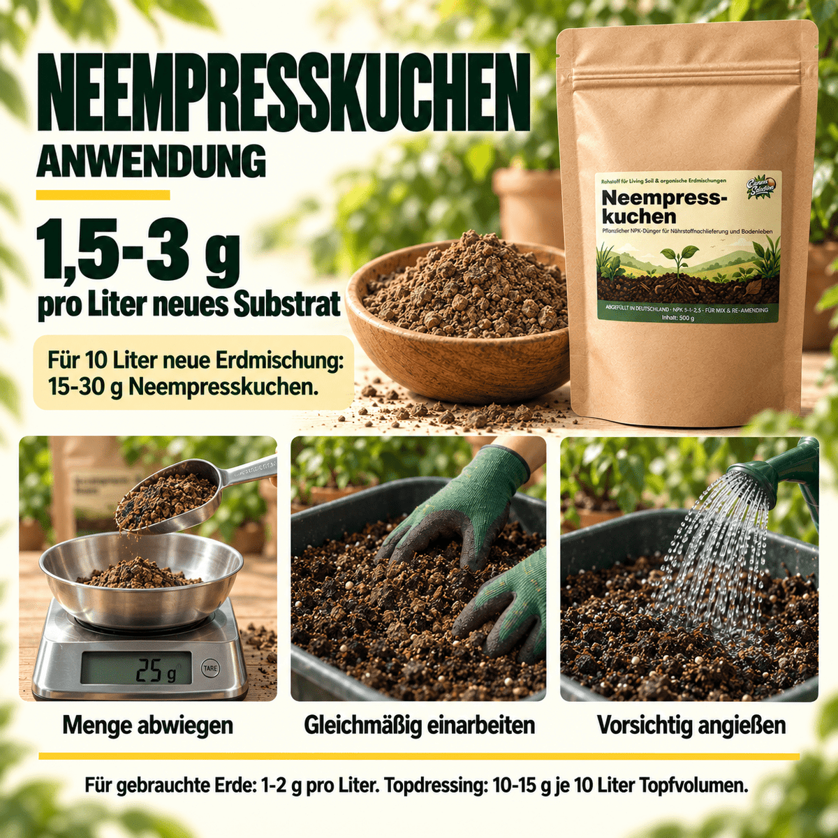 Neempresskuchen - CannaSelection®
