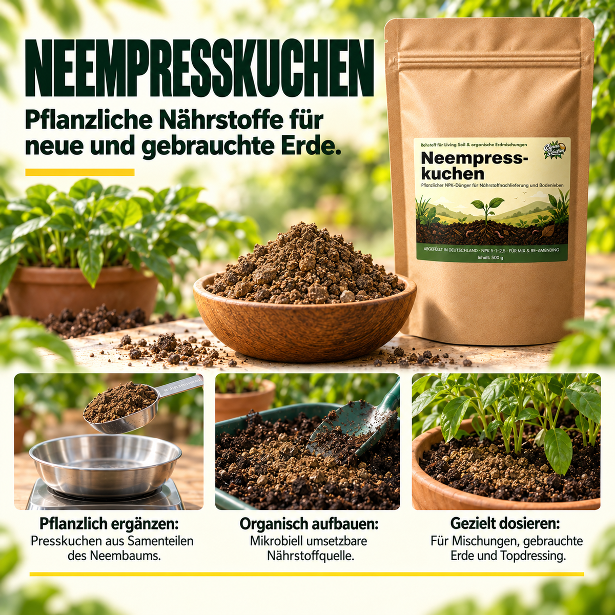 Neempresskuchen - CannaSelection®