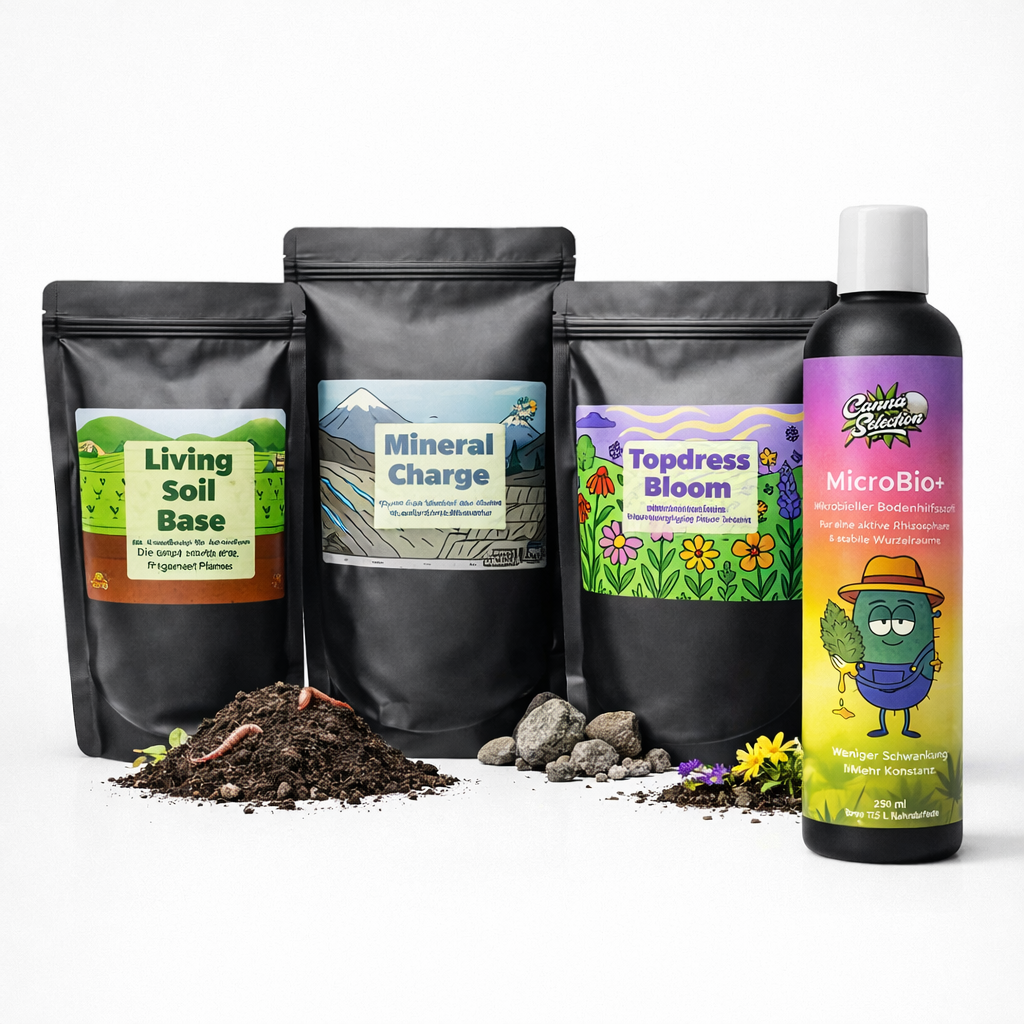 CannaSelection Organic Line Application Schedule Hero Graphic