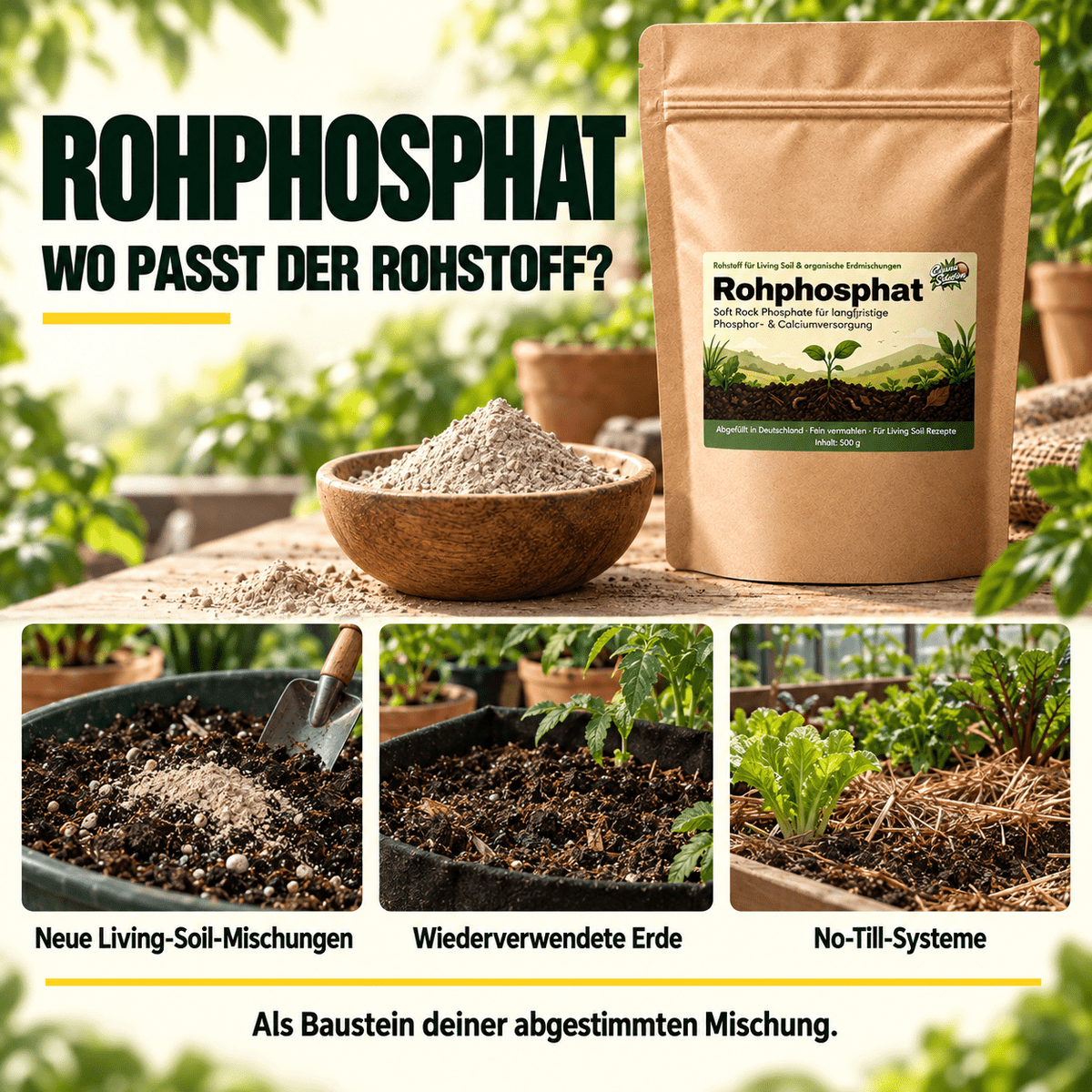 Rohphosphat - Soft Rock Phosphate - CannaSelection®