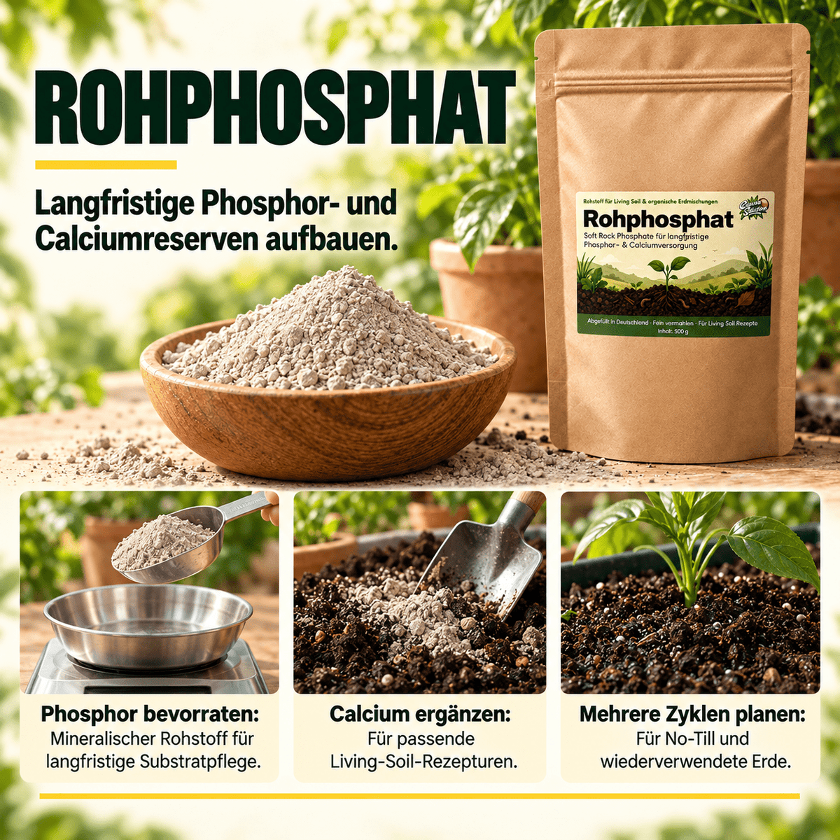 Rohphosphat - Soft Rock Phosphate - CannaSelection®