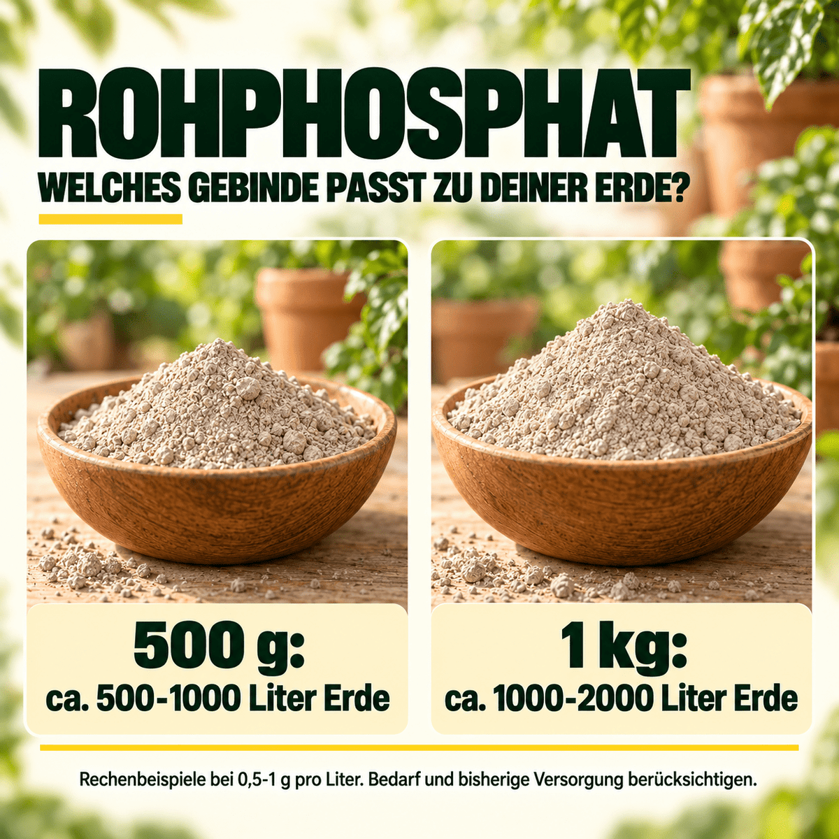 Rohphosphat - Soft Rock Phosphate - CannaSelection®