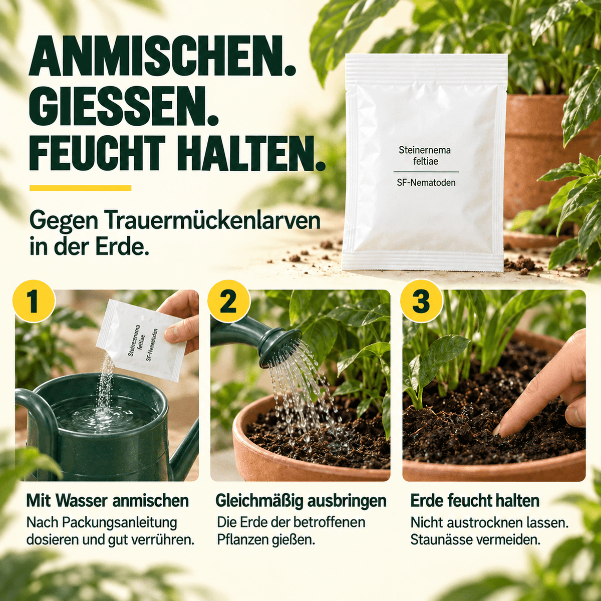 SF Nematoden gegen Trauermücken - CannaSelection®