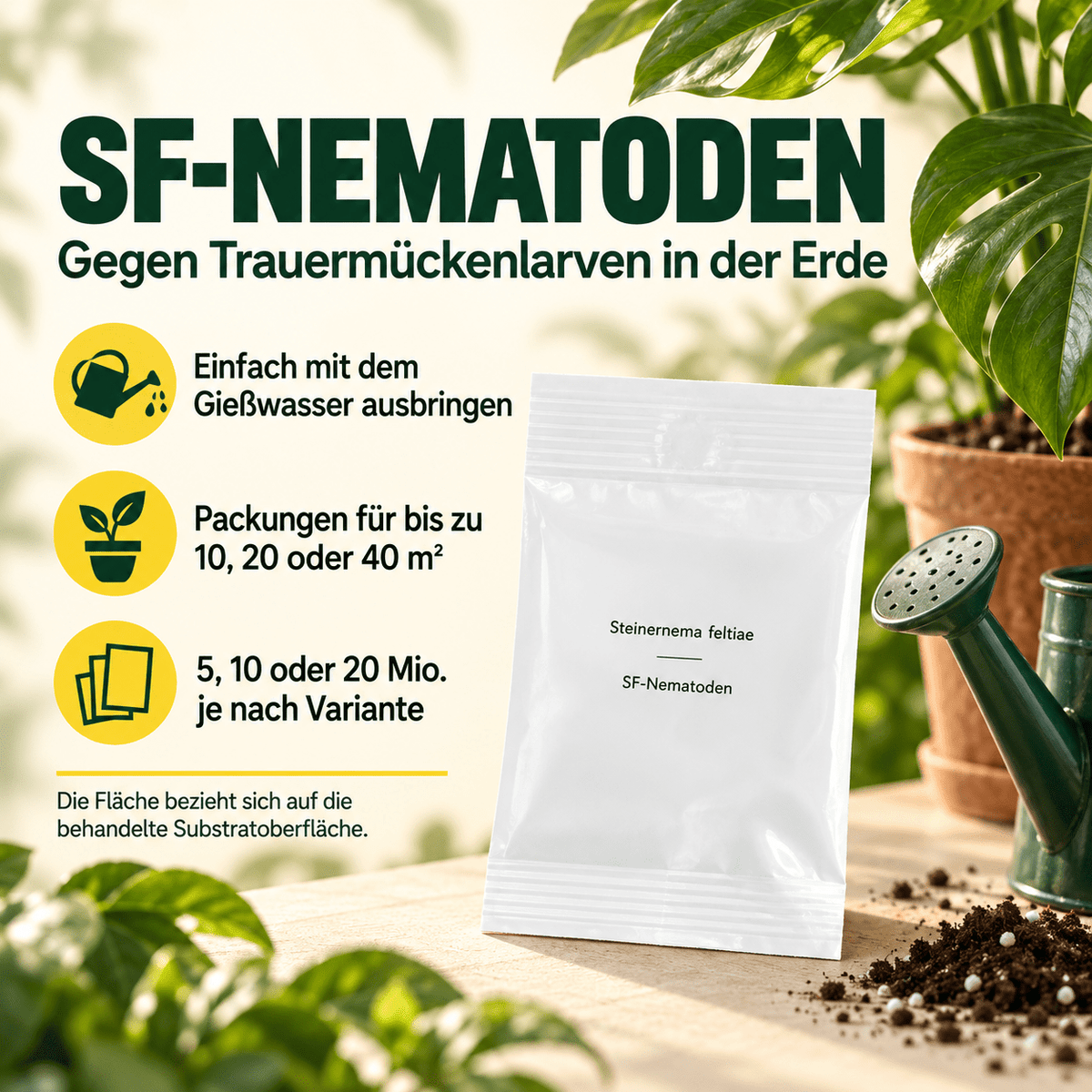 SF Nematoden gegen Trauermücken - CannaSelection®