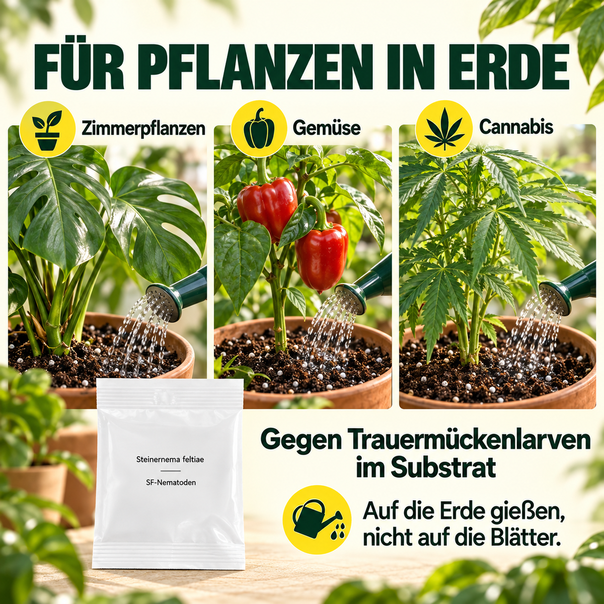 SF Nematoden gegen Trauermücken - CannaSelection®