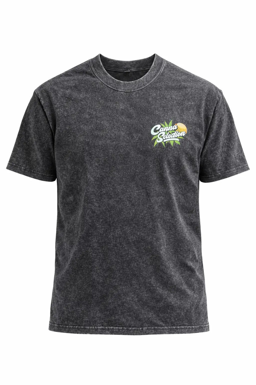 T-Shirt „Pressure Makes Legends“ – Washed Black - CannaSelection® - eine Marke der WebTec Braun GmbH