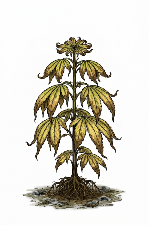 Wurzelfäule (Pythium)