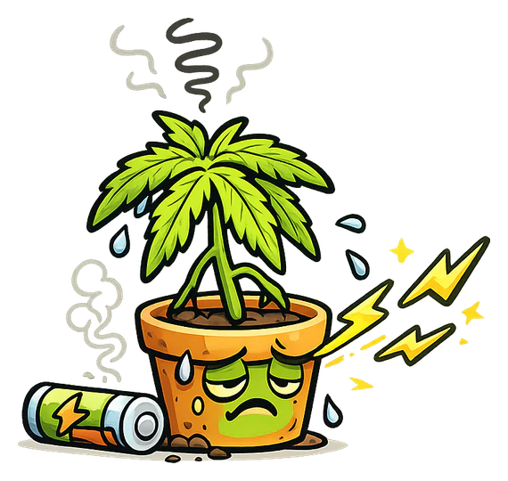 Pflanze unter Stress