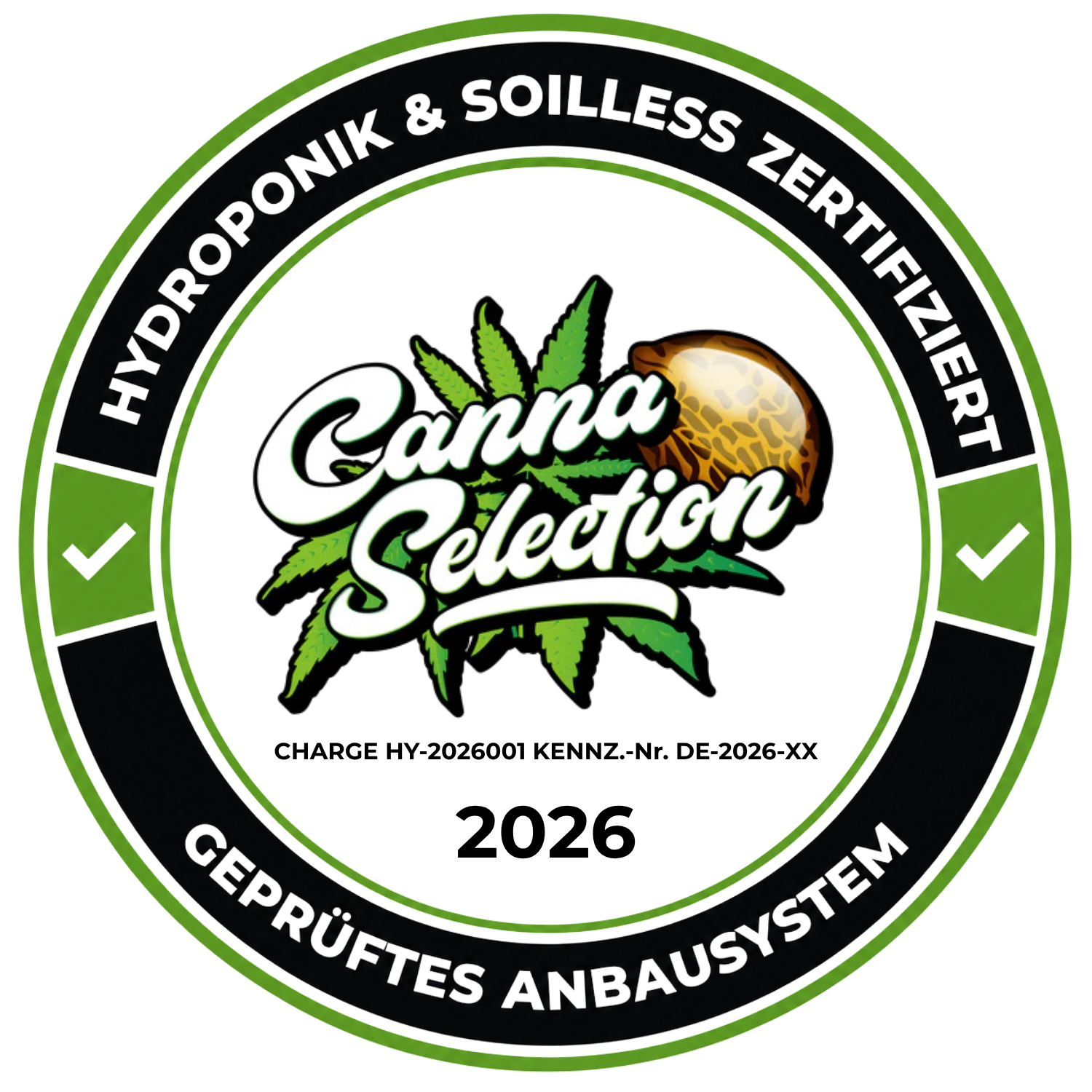 CannaSelection® Hydroponik und Soilless zertifiziert