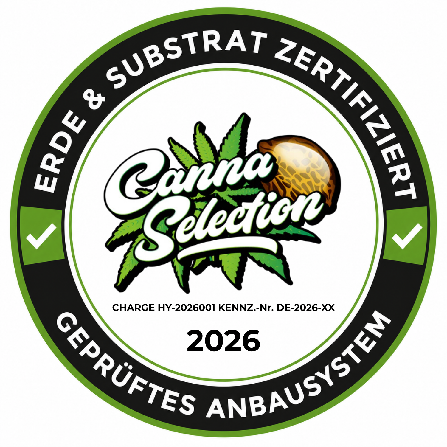 CannaSelection® Erde und Substrat zertifiziert